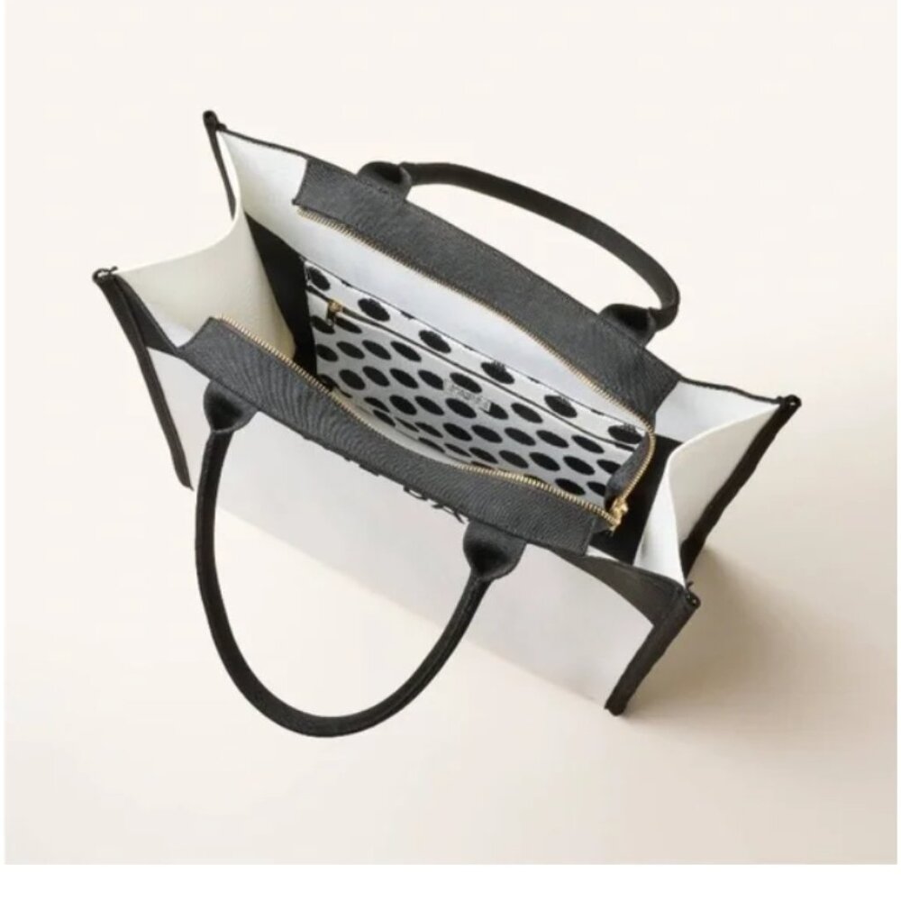 Kate spade x target it’s in the bag knit Black and White Tote Bag - Picture 3 of 3